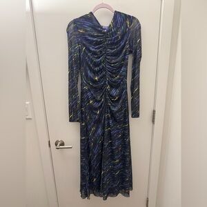 Rotate Elegant Multicolor Long Sleeve Dress